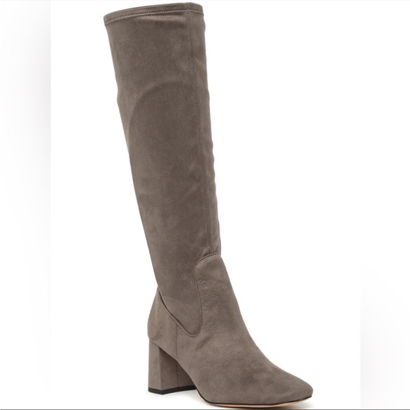 Nordstrom Knee High Suede Sock Boots - Picture 1 of 11